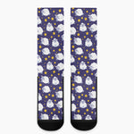 Star And Sheep Pattern Print Crew Socks