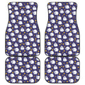 Star And Sheep Pattern Print Front and Back Car Floor Mats