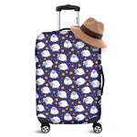 Star And Sheep Pattern Print Luggage Cover