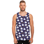 Star And Sheep Pattern Print Men's Tank Top