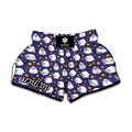 Star And Sheep Pattern Print Muay Thai Boxing Shorts