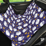 Star And Sheep Pattern Print Pet Car Back Seat Cover