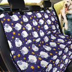 Star And Sheep Pattern Print Pet Car Back Seat Cover