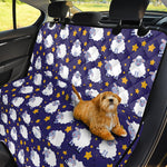 Star And Sheep Pattern Print Pet Car Back Seat Cover