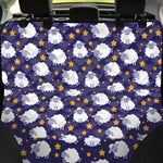Star And Sheep Pattern Print Pet Car Back Seat Cover