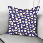 Star And Sheep Pattern Print Pillow Cover