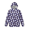 Star And Sheep Pattern Print Pullover Hoodie