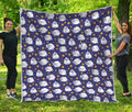 Star And Sheep Pattern Print Quilt
