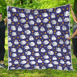 Star And Sheep Pattern Print Quilt