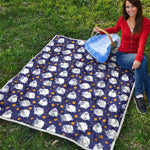 Star And Sheep Pattern Print Quilt