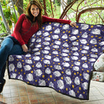 Star And Sheep Pattern Print Quilt