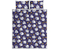 Star And Sheep Pattern Print Quilt Bed Set