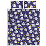 Star And Sheep Pattern Print Quilt Bed Set