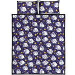 Star And Sheep Pattern Print Quilt Bed Set
