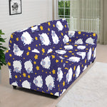 Star And Sheep Pattern Print Sofa Cover