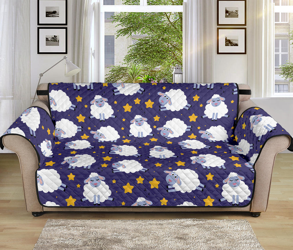 Star And Sheep Pattern Print Sofa Protector