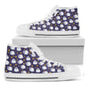 Star And Sheep Pattern Print White High Top Shoes