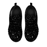 Star Constellations Pattern Print Black Sneakers