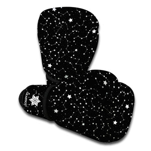 Star Constellations Pattern Print Boxing Gloves