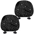 Star Constellations Pattern Print Car Headrest Covers