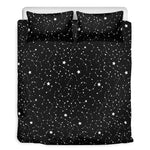 Star Constellations Pattern Print Duvet Cover Bedding Set