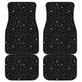 Star Constellations Pattern Print Front and Back Car Floor Mats