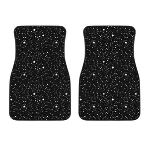 Star Constellations Pattern Print Front Car Floor Mats