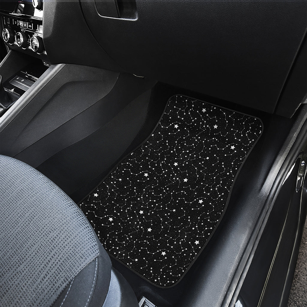 Star Constellations Pattern Print Front Car Floor Mats