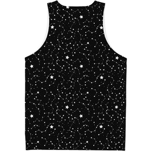 Star Constellations Pattern Print Men's Tank Top