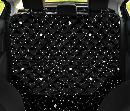 Star Constellations Pattern Print Pet Car Back Seat Cover