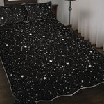 Star Constellations Pattern Print Quilt Bed Set