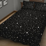 Star Constellations Pattern Print Quilt Bed Set