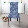 Star Denim Jeans Pattern Print Dining Chair Slipcover