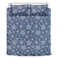Star Denim Jeans Pattern Print Duvet Cover Bedding Set