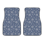 Star Denim Jeans Pattern Print Front Car Floor Mats
