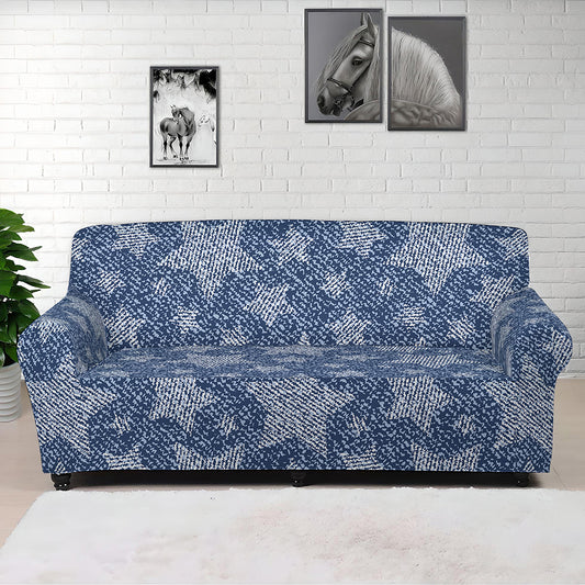 Star Denim Jeans Pattern Print Sofa Cover