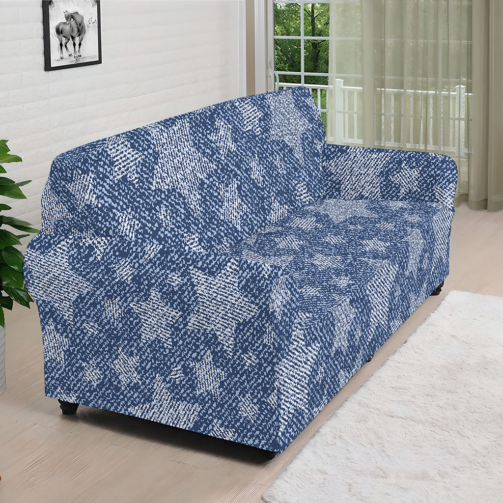 Star Denim Jeans Pattern Print Sofa Cover