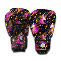Star Fairy Unicorn Pattern Print Boxing Gloves