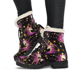 Star Fairy Unicorn Pattern Print Comfy Boots GearFrost