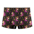 Star Fairy Unicorn Pattern Print Men's Boxer Briefs
