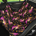 Star Fairy Unicorn Pattern Print Pet Car Back Seat Cover