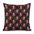 Star Fairy Unicorn Pattern Print Pillow Cover