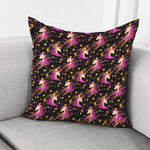 Star Fairy Unicorn Pattern Print Pillow Cover