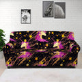 Star Fairy Unicorn Pattern Print Sofa Cover