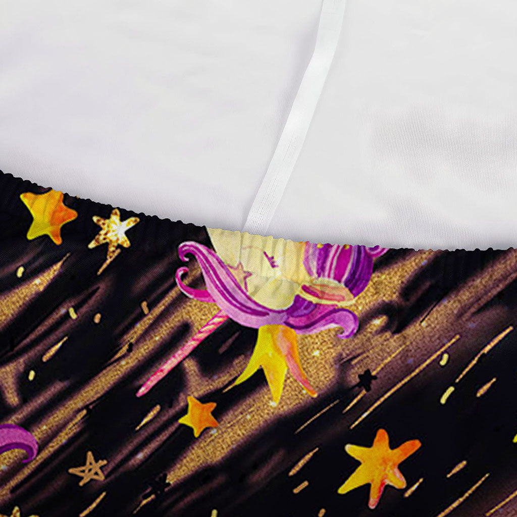Star Fairy Unicorn Pattern Print Sofa Cover