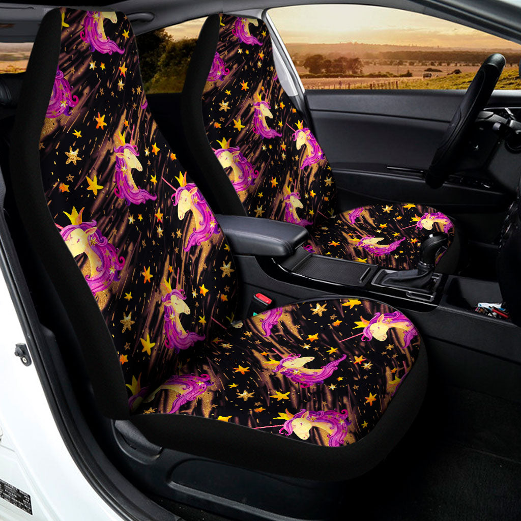 Star Fairy Unicorn Pattern Print Universal Fit Car Seat Covers