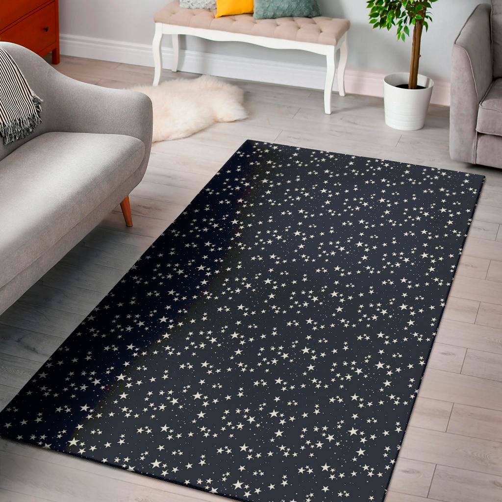 Star Sky Pattern Print Area Rug