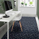 Star Sky Pattern Print Area Rug