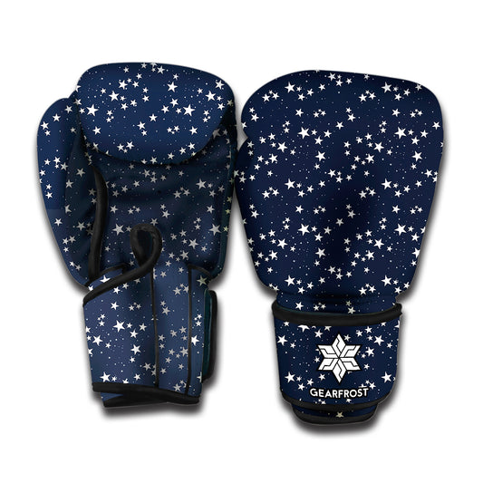 Star Sky Pattern Print Boxing Gloves