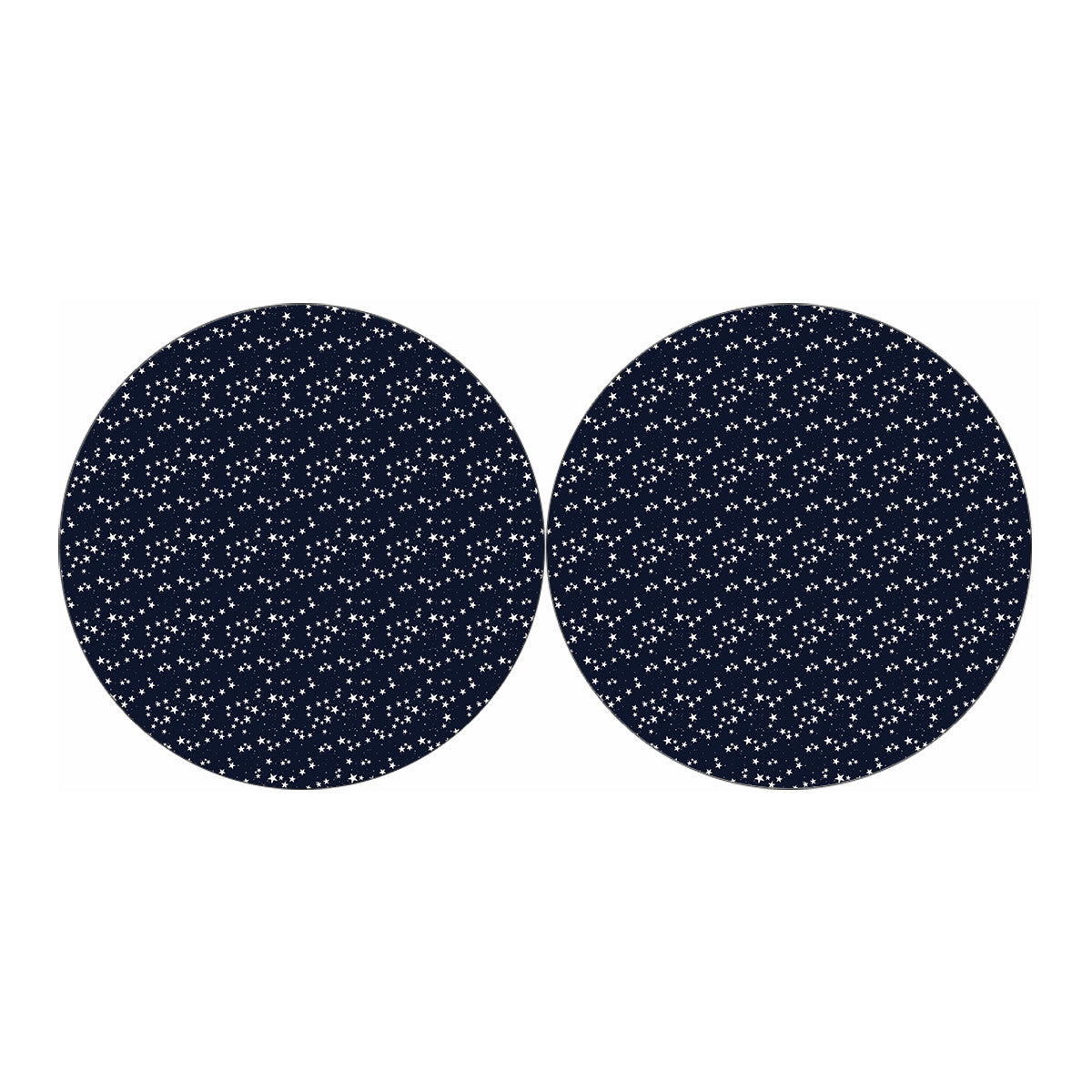 Star Sky Pattern Print Car Coasters